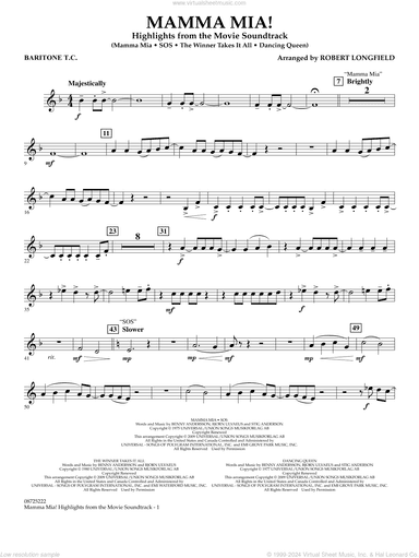 Mamma Mia!, highlights from the movie soundtrack
