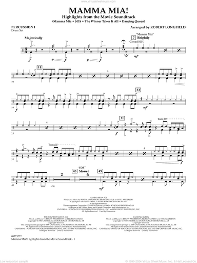 Mamma Mia!, highlights from the movie soundtrack