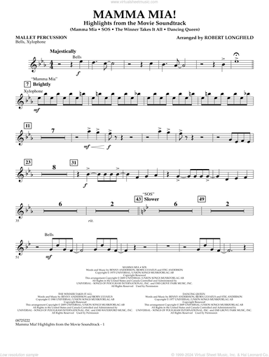 Mamma Mia!, highlights from the movie soundtrack