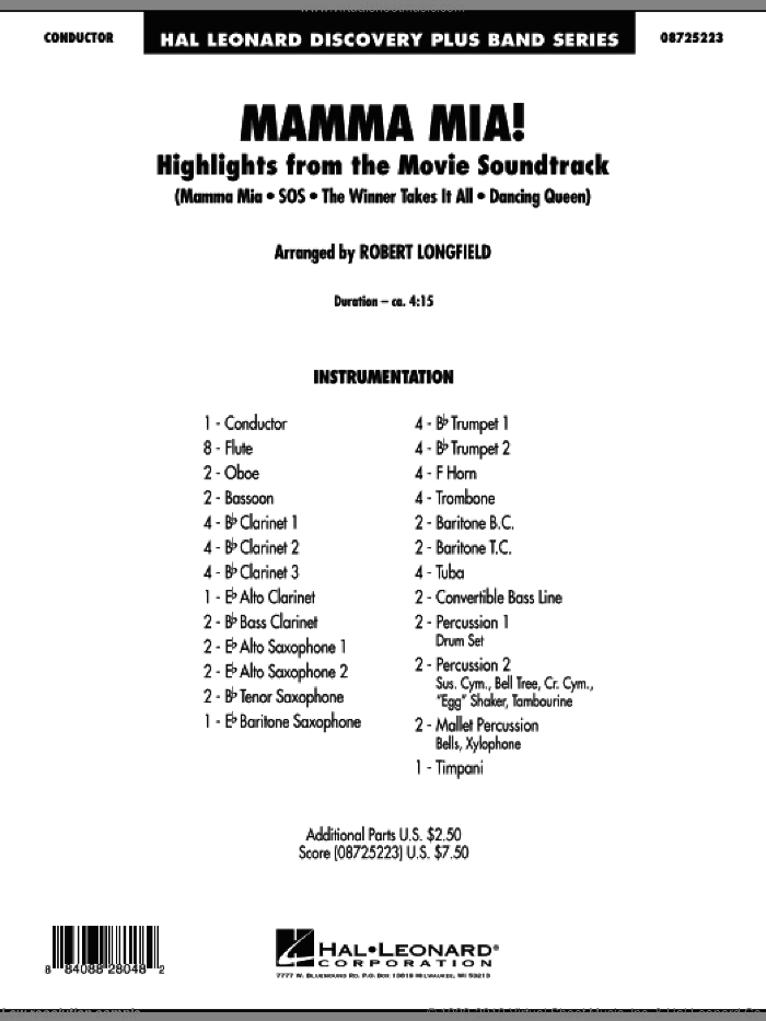 Mamma Mia! - Highlights from the Movie Soundtrack