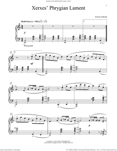 Xerxes' Phrygian Lament