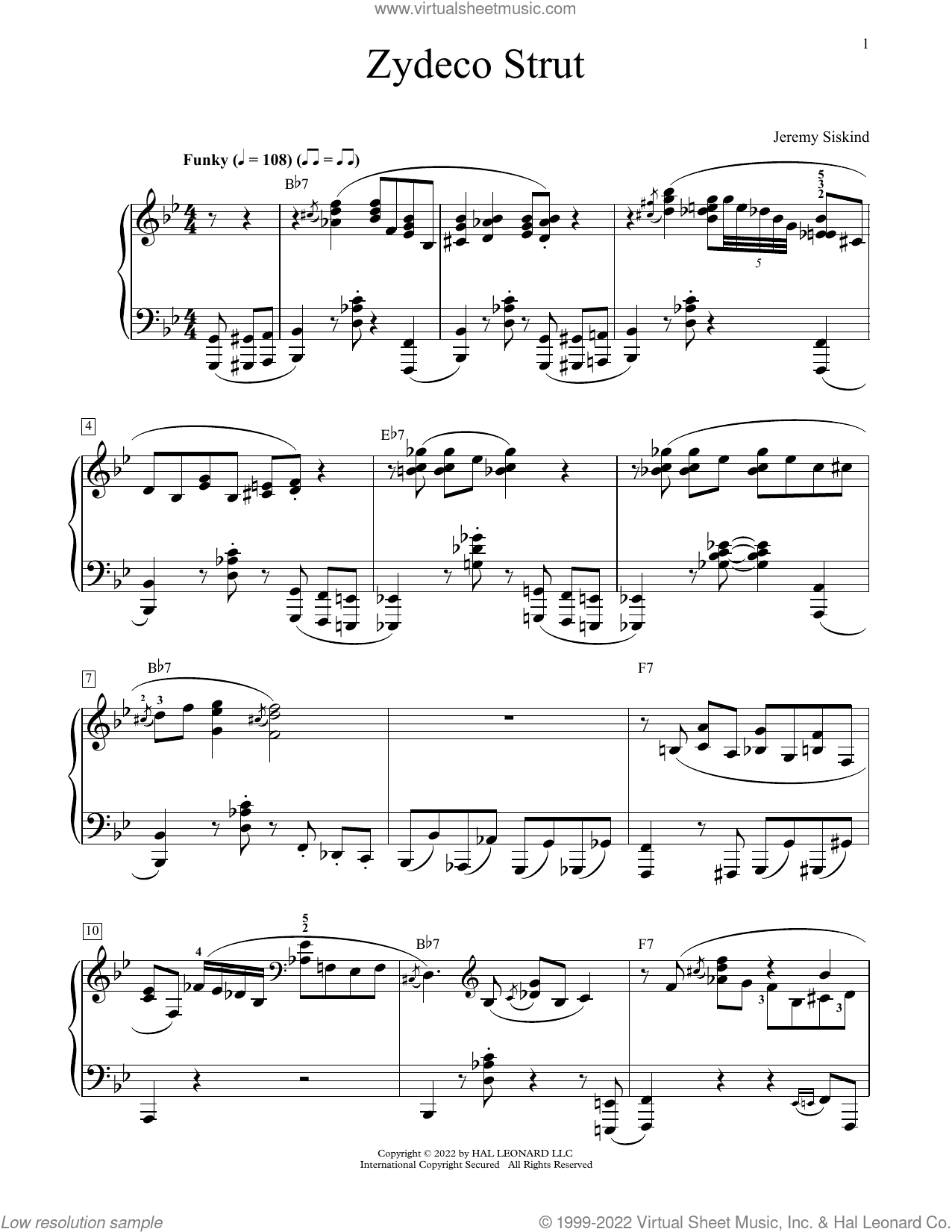 Zydeco Strut