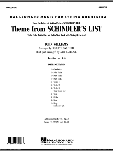 Theme from Schindler's List (COMPLETE)