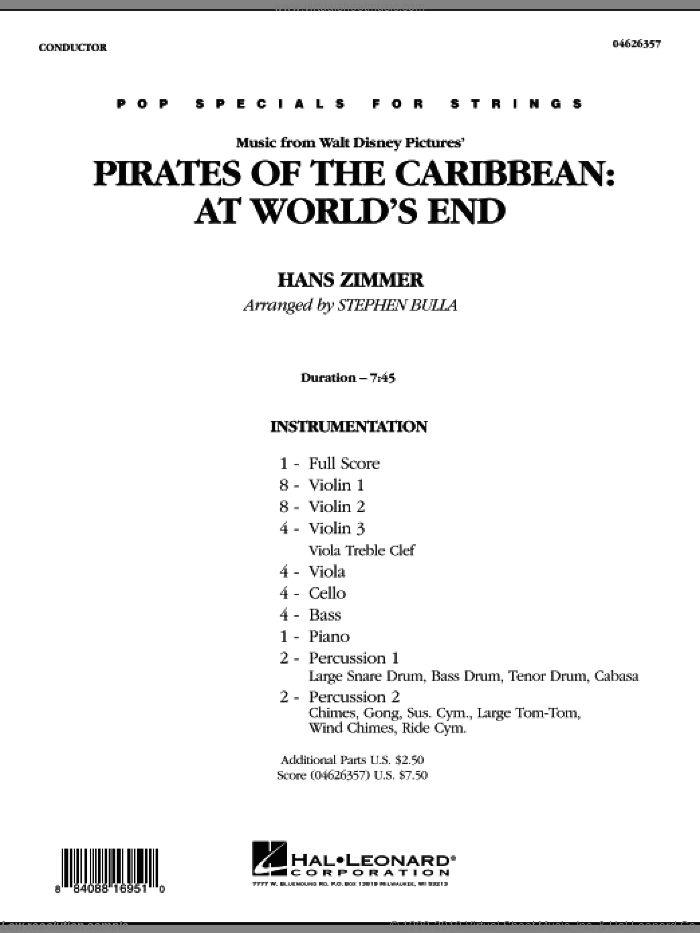 Music from Pirates of the Caribbean: At World's End