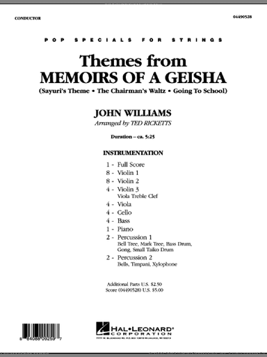 Themes from Memoirs of a Geisha (COMPLETE)