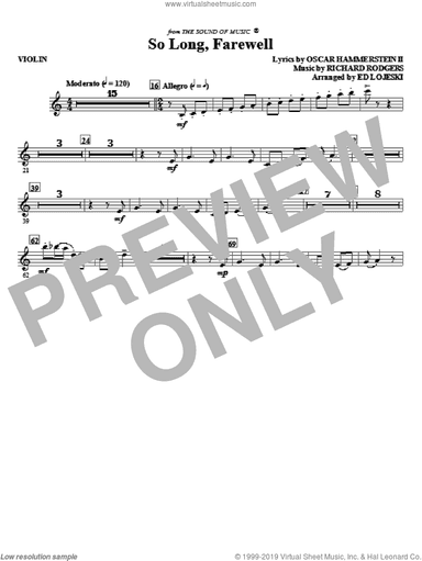 So Long, Farewell (from The Sound Of Music)