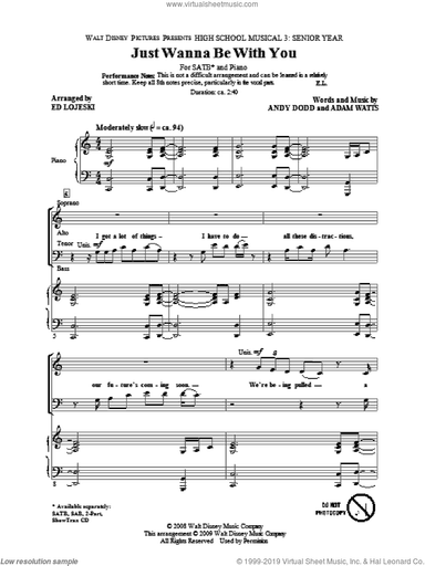 Just Wanna Be With You (from High School Musical 3)