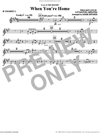 When You're Home (from In The Heights) (arr. Mark Brymer)