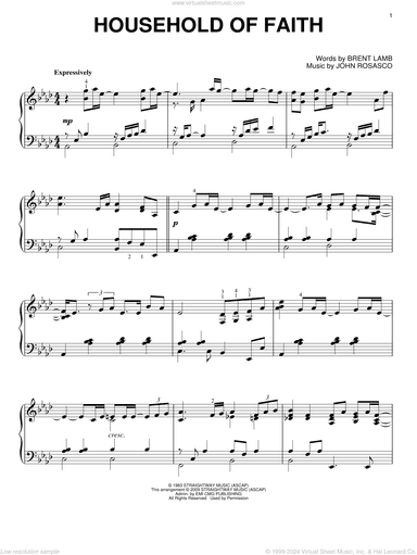 Household Of Faith (arr. Carol Tornquist)