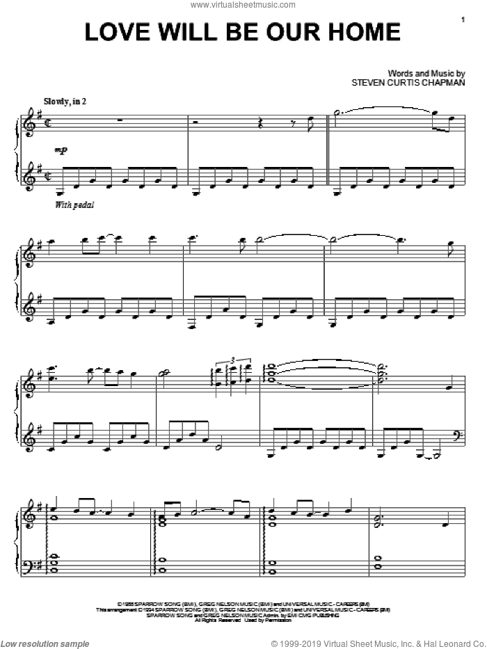 Love Will Be Our Home (arr. Carol Tornquist)