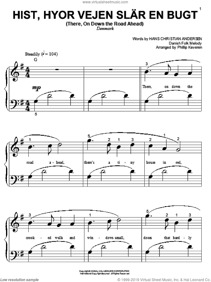 Hist, Hyor Vejen Slar En Bugt (There, On Down The Road Ahead) (arr. Phillip Keveren)