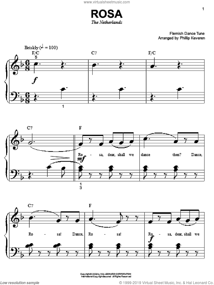 Rosa (arr. Phillip Keveren)