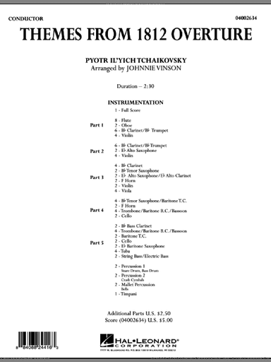 Themes from 1812 Overture (COMPLETE)