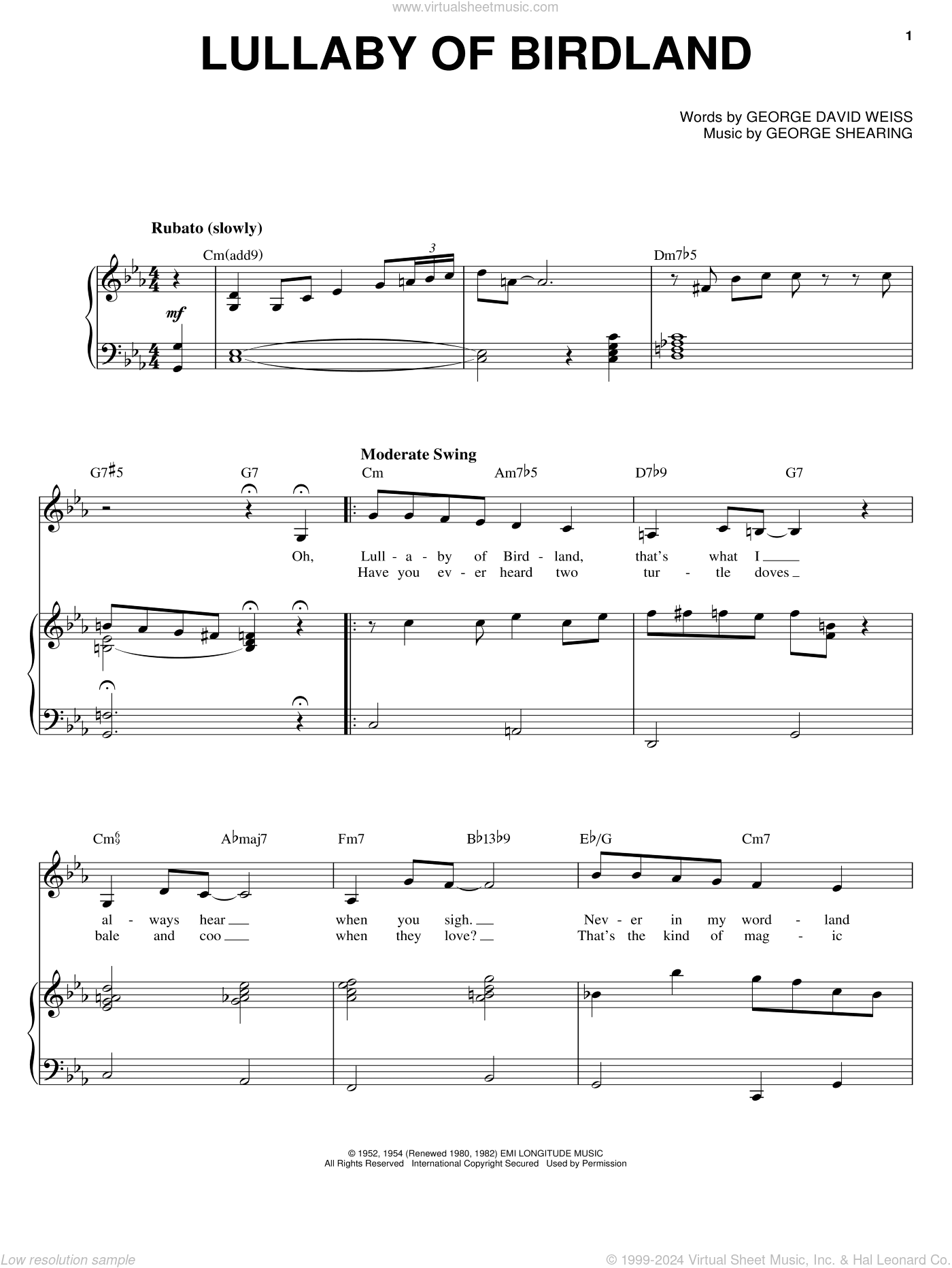 Lullaby Of Birdland