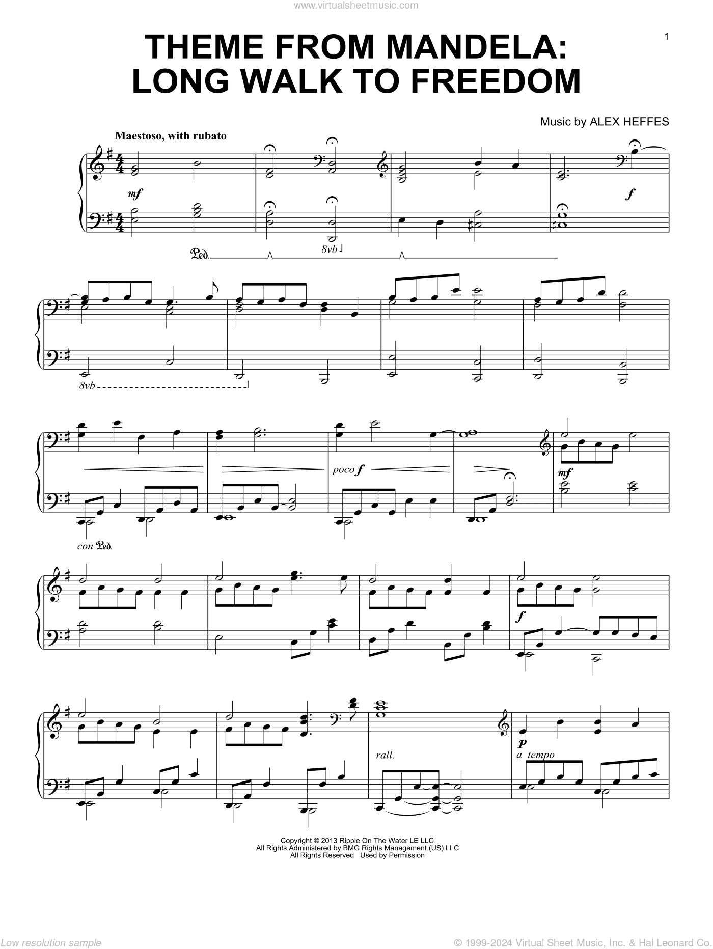 Theme from Mandela: Long Walk To Freedom