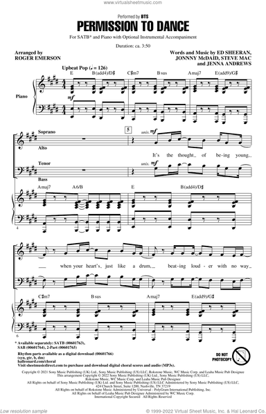 Permission To Dance (arr. Roger Emerson)