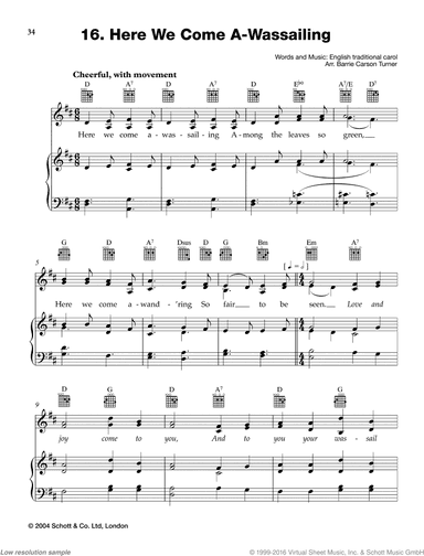 Here We Come A-Wassailing