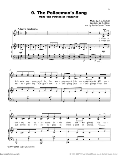 The Policeman's Song