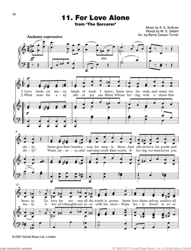 For Love Alone, from &lsquo;The Sorcerer&rsquo;