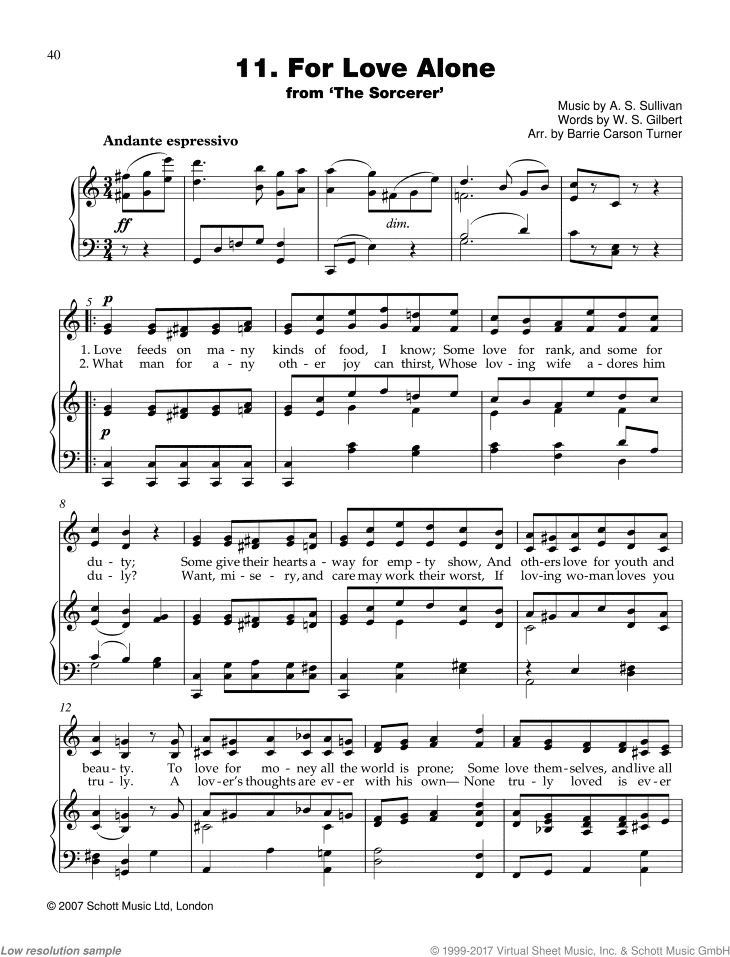 For Love Alone, from &lsquo;The Sorcerer&rsquo;