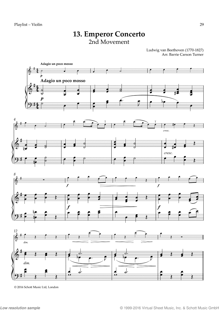 Emperor Concerto, 2nd Movement