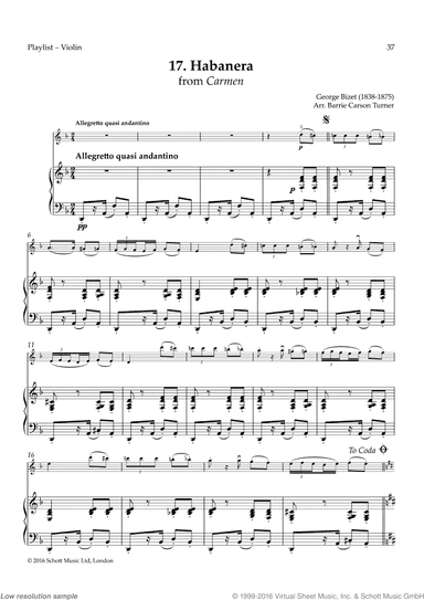 Habanera, from Carmen