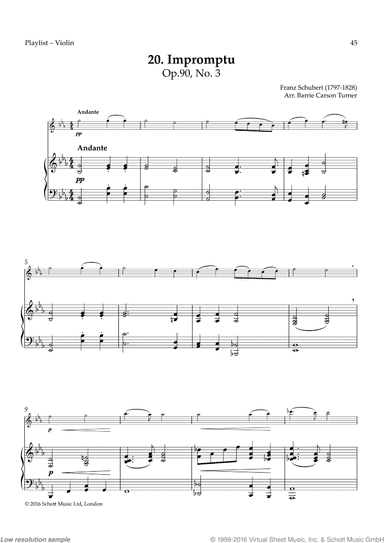 Impromptu, Op. 90 No. 3