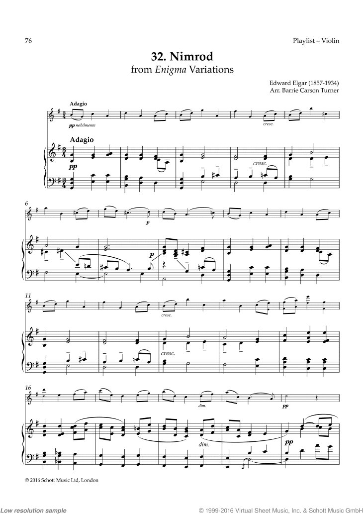 Nimrod, from Enigma Variations