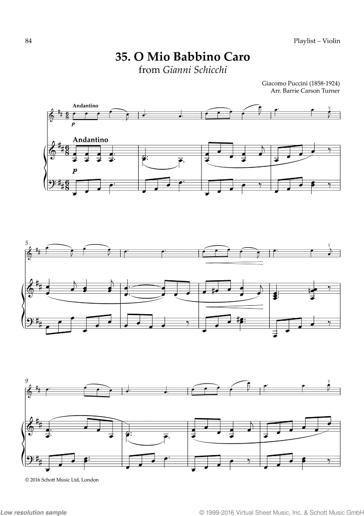 O mio Babbino Caro, from Gianni Schicchi