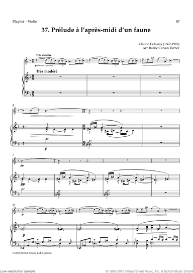 Prelude a l'apres midi d'un faune