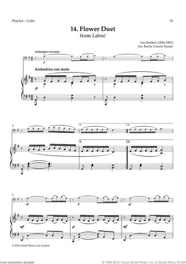Flower Duet, from Lakm&eacute;