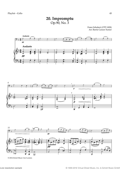 Impromptu, Op. 90 No. 3