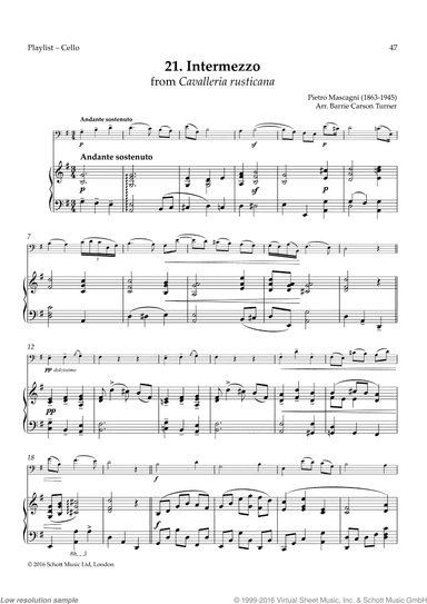 Intermezzo, from Cavalleria rusticana