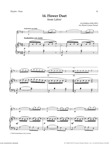 Flower Duet, from Lakm&eacute;