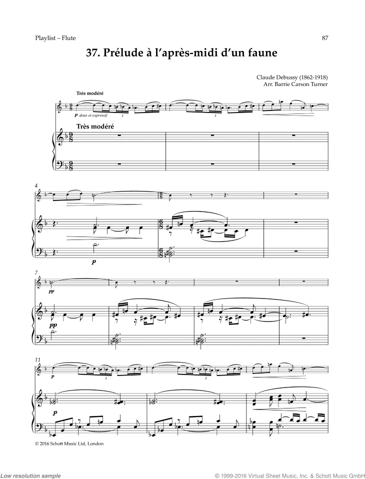 Prelude a l'apres midi d'un faune