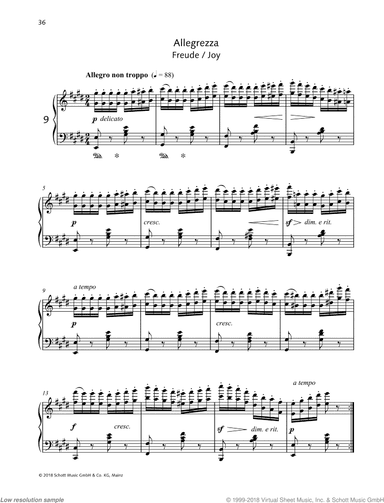Joy, Op. 105 No. 9
