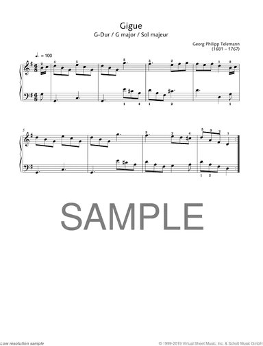 Gigue in G major