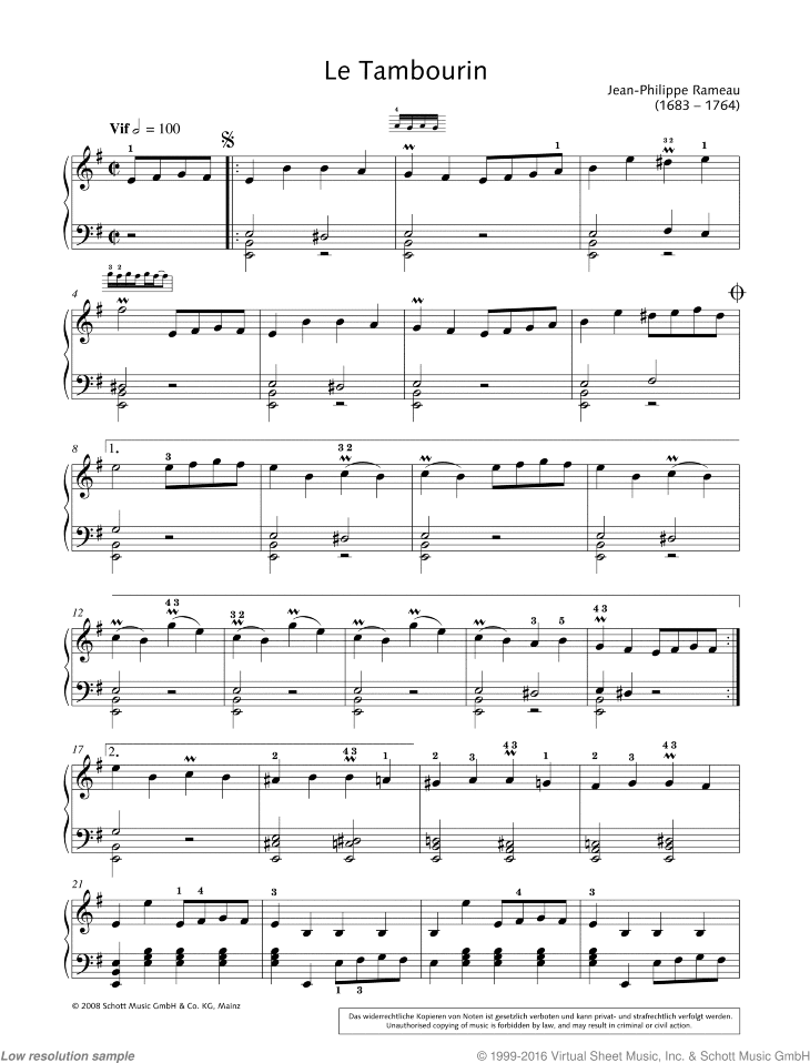 Le Tambourin