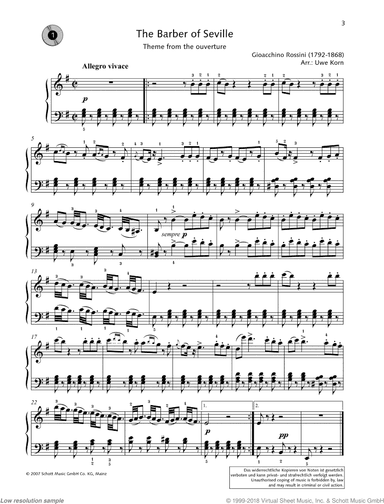 The Barber of Seville - Theme from the Overture