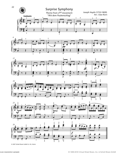 Surprise Symphony - Theme from 2nd movement