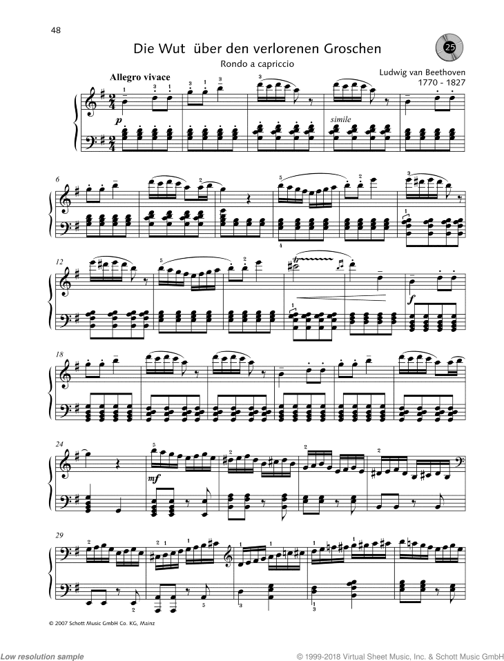 The Rage Over the Lost Penny - Rondo a capriccio (Theme)
