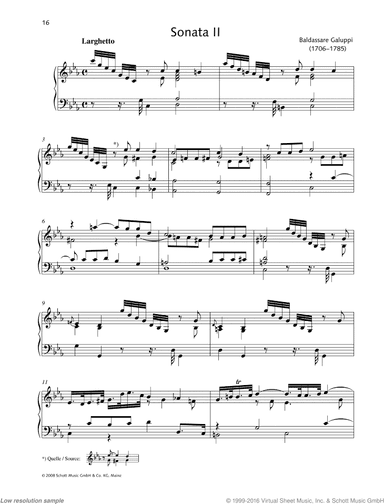 Sonata II in C minor