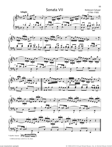 Sonata VII in D major