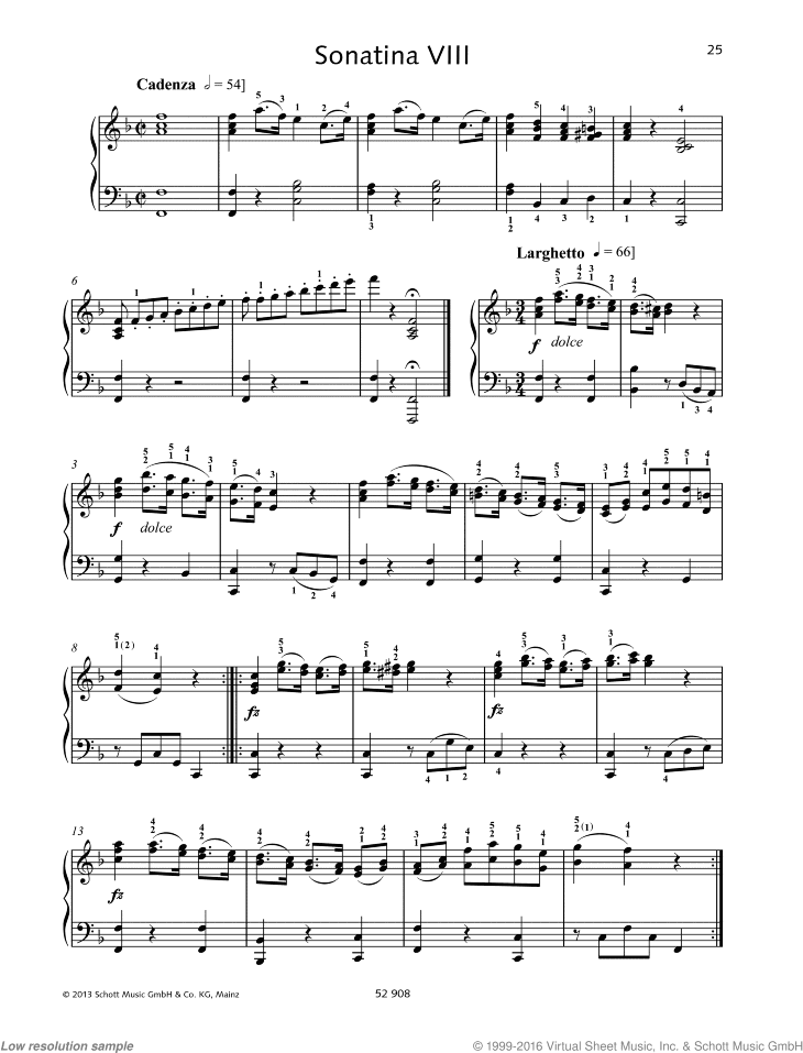 Sonatina VIII