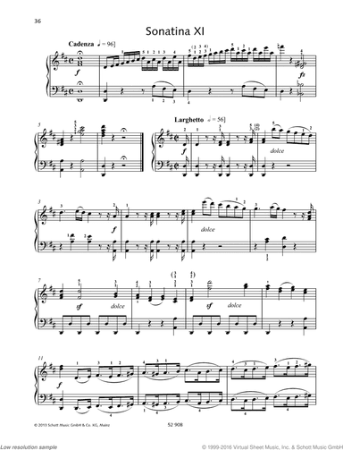 Sonatina XI