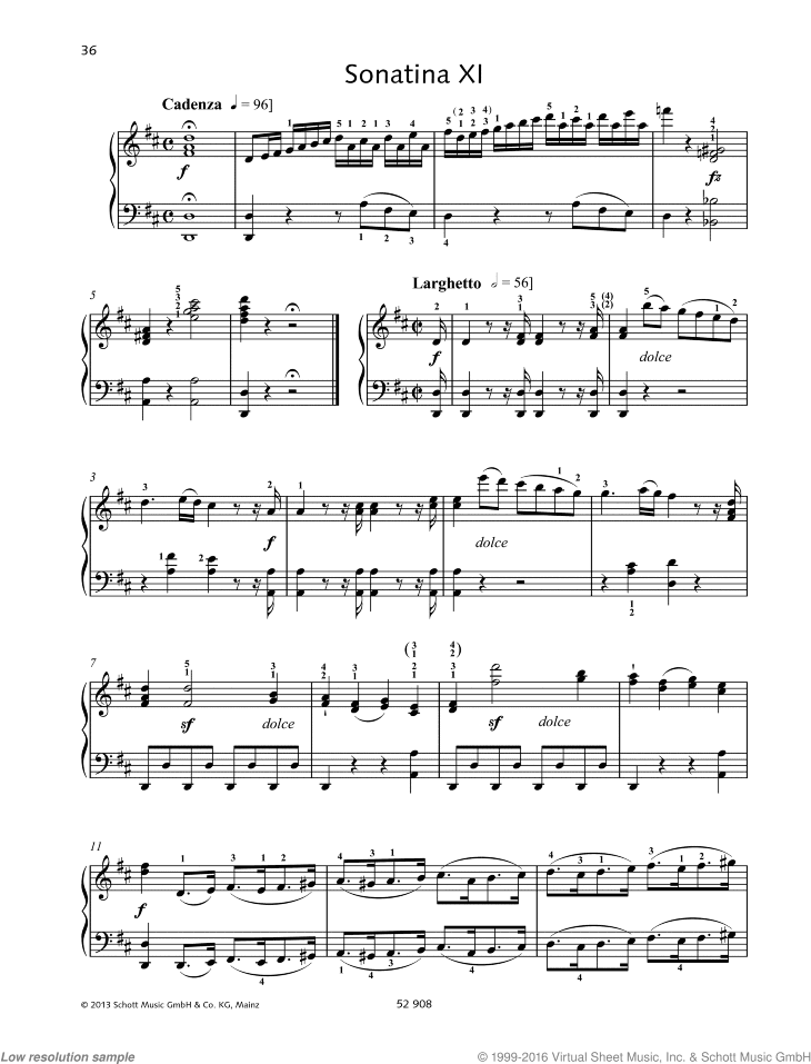 Sonatina XI