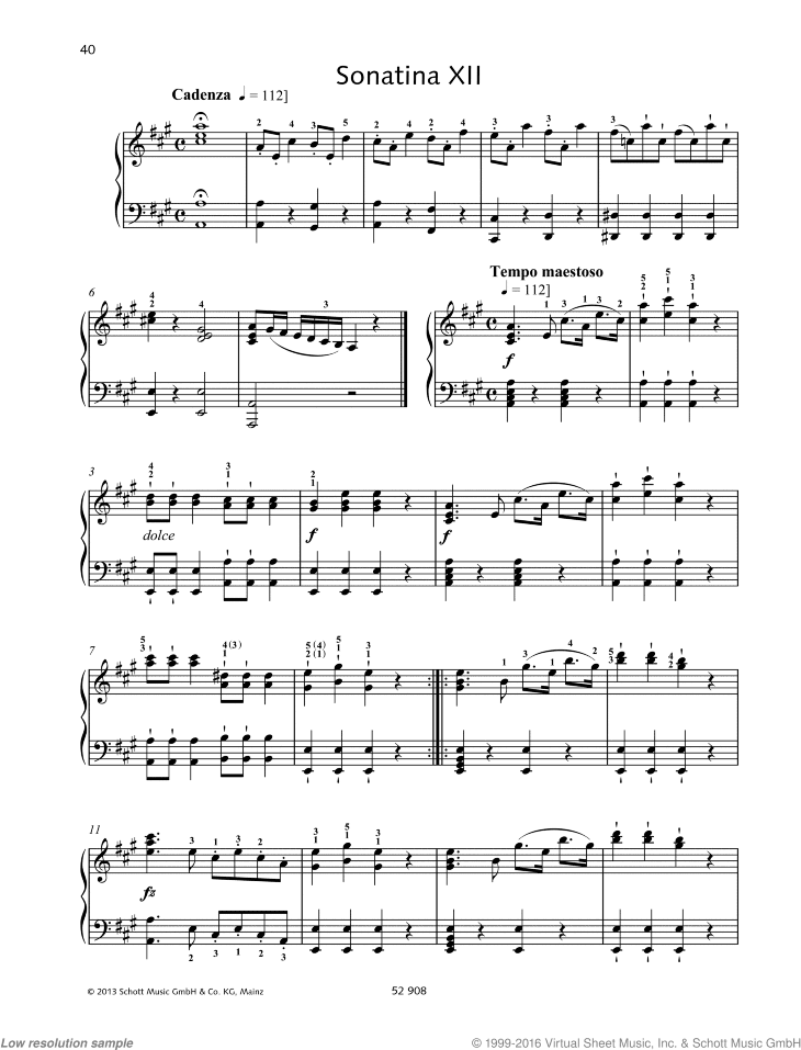 Sonatina XII