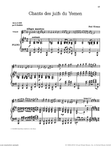 Chants des juifs du Yemen
