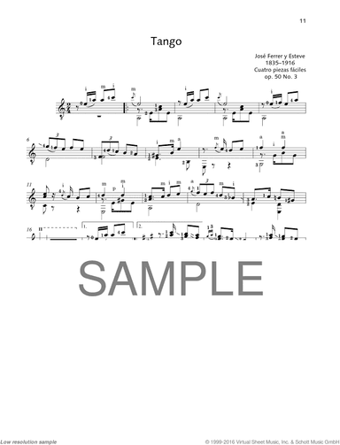Tango, Op. 50 No. 3
