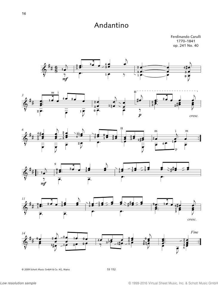 Andantino, Op. 241 No. 40